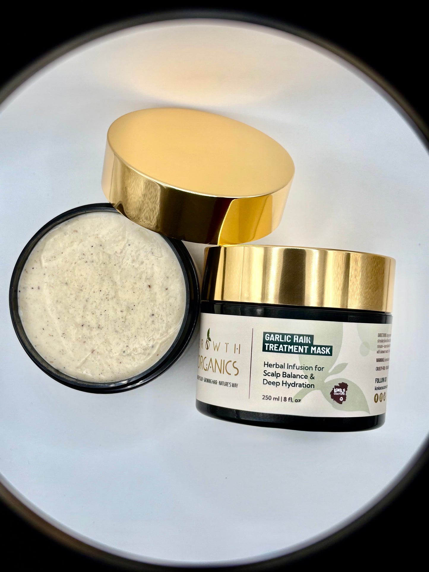 Growth Organics Garlic Hair Treatment Mask